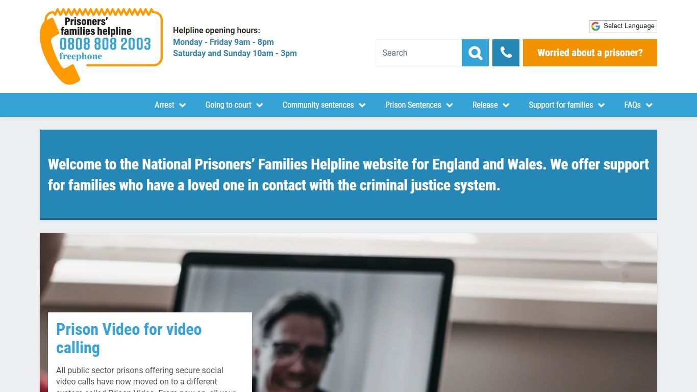 Prisoners' Families Helpline